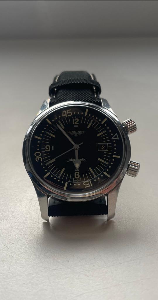 Longines Legend Diver Automatic (42mm) – Uitstekende Staat, Sieraden, Tassen en Uiterlijk, Horloges | Heren, Overige merken, Staal