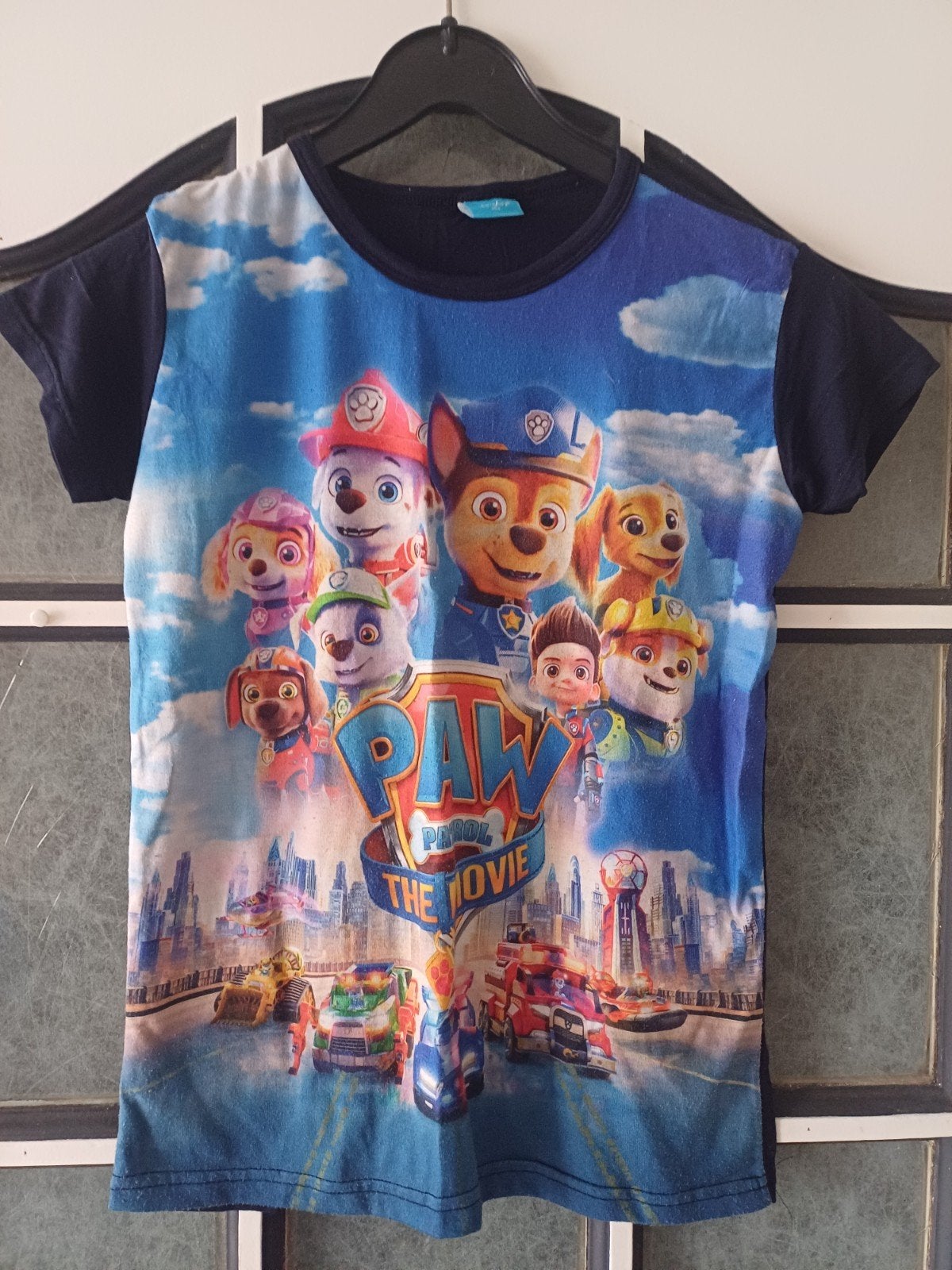 Donkerblauw PawPatrol shirt, maat 152, Ophalen of Verzenden, Paw Patrol, Jongen of Meisje, Shirt of Longsleeve