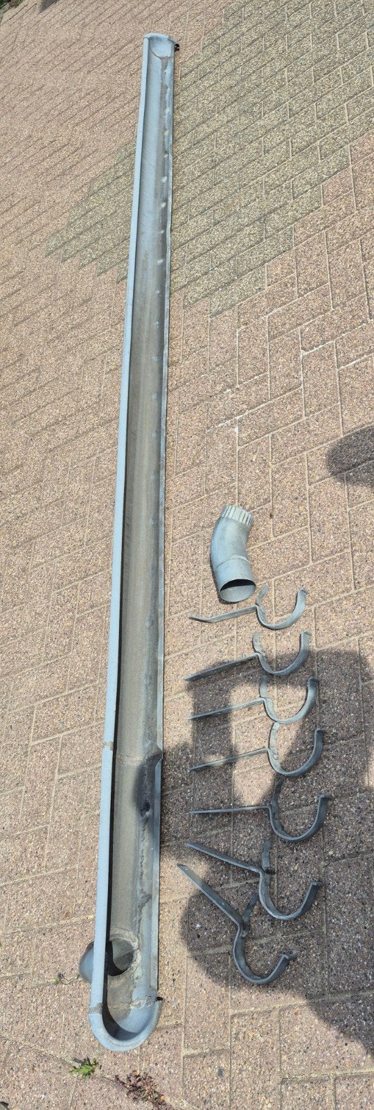 oude zinken dakgoot, Ophalen, Overige metalen