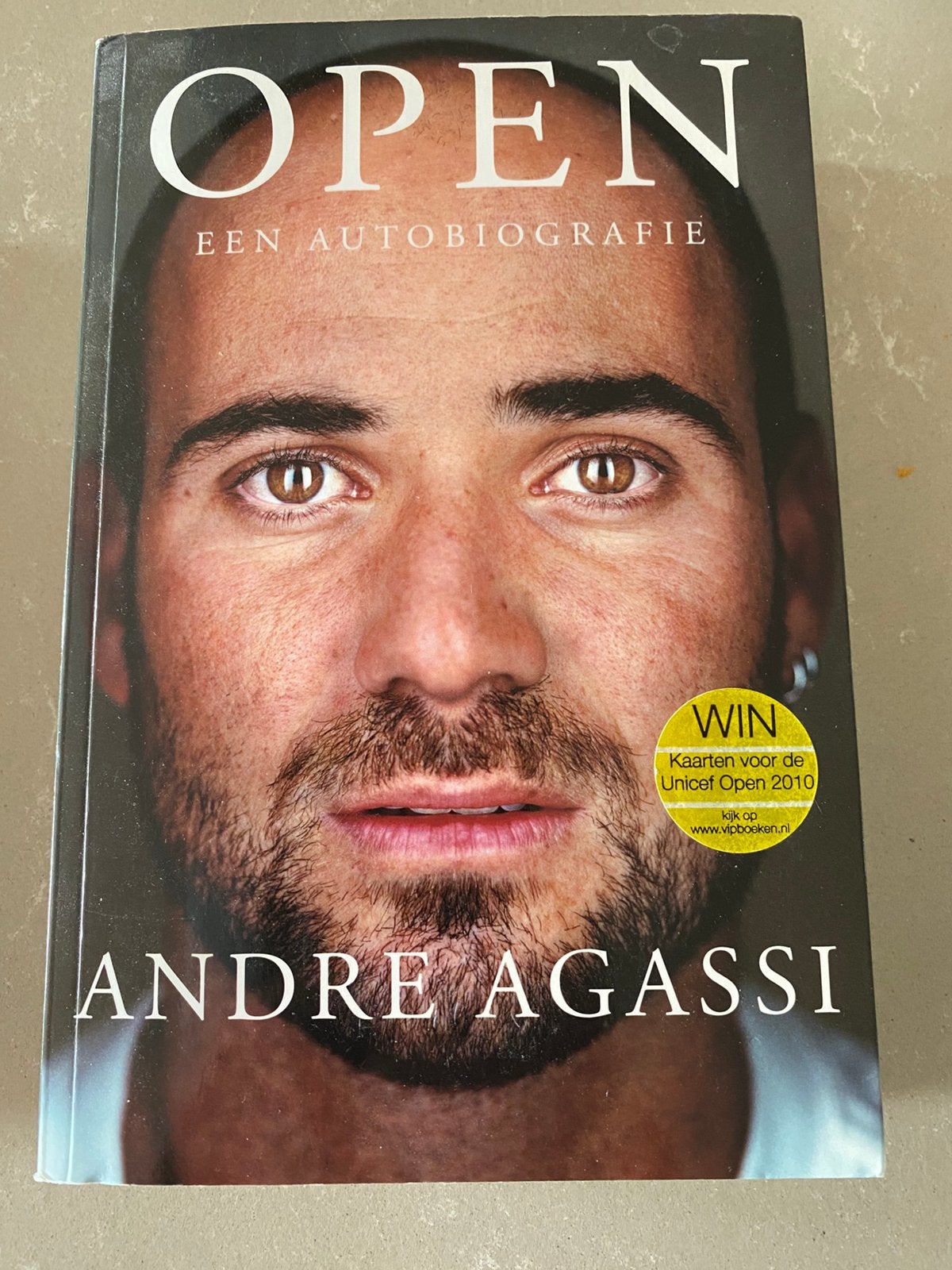 Open Andre Agassi, Ophalen of Verzenden, Zo goed als nieuw