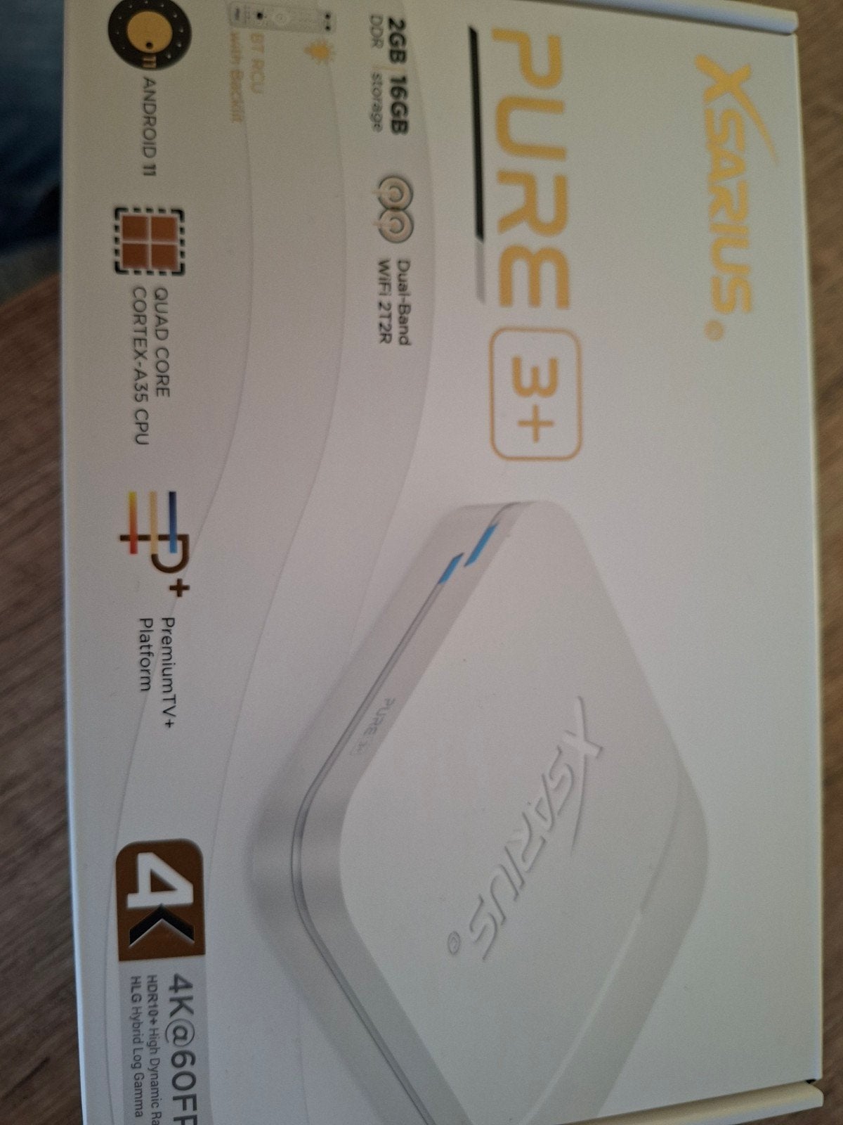 Xsarius Pure 3+ 4K UHD Media Streaming Box (Nieuw), Ophalen of Verzenden, Nieuw, HDMI, Minder dan 500 GB