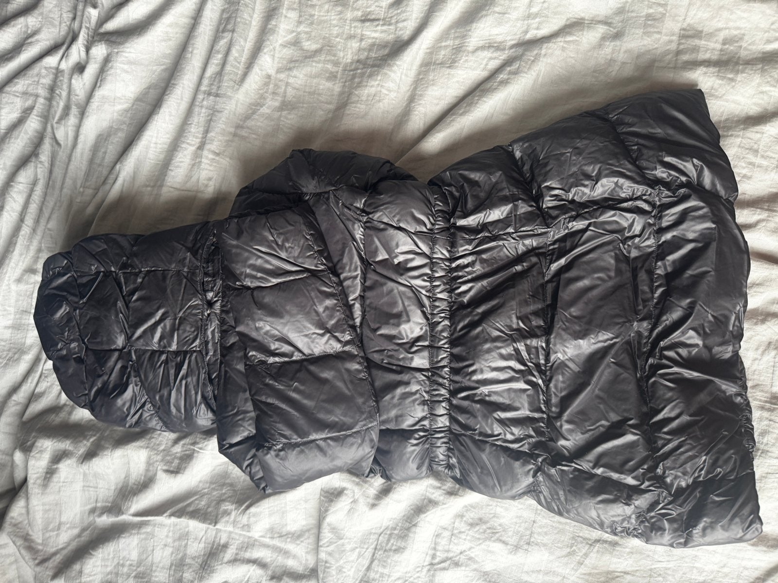 Polo Ralph Lauren donsjas - Zwart - Maat 38/40 (M), Ophalen, Zo goed als nieuw, Maat 38/40 (M), Zwart