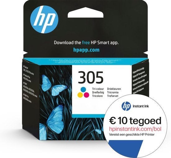 HP 305 Originele Inktcartridge Kleur – 3YM60AE (Cartridge), Info@HP.nl, Nieuw, Ophalen of Verzenden, HP