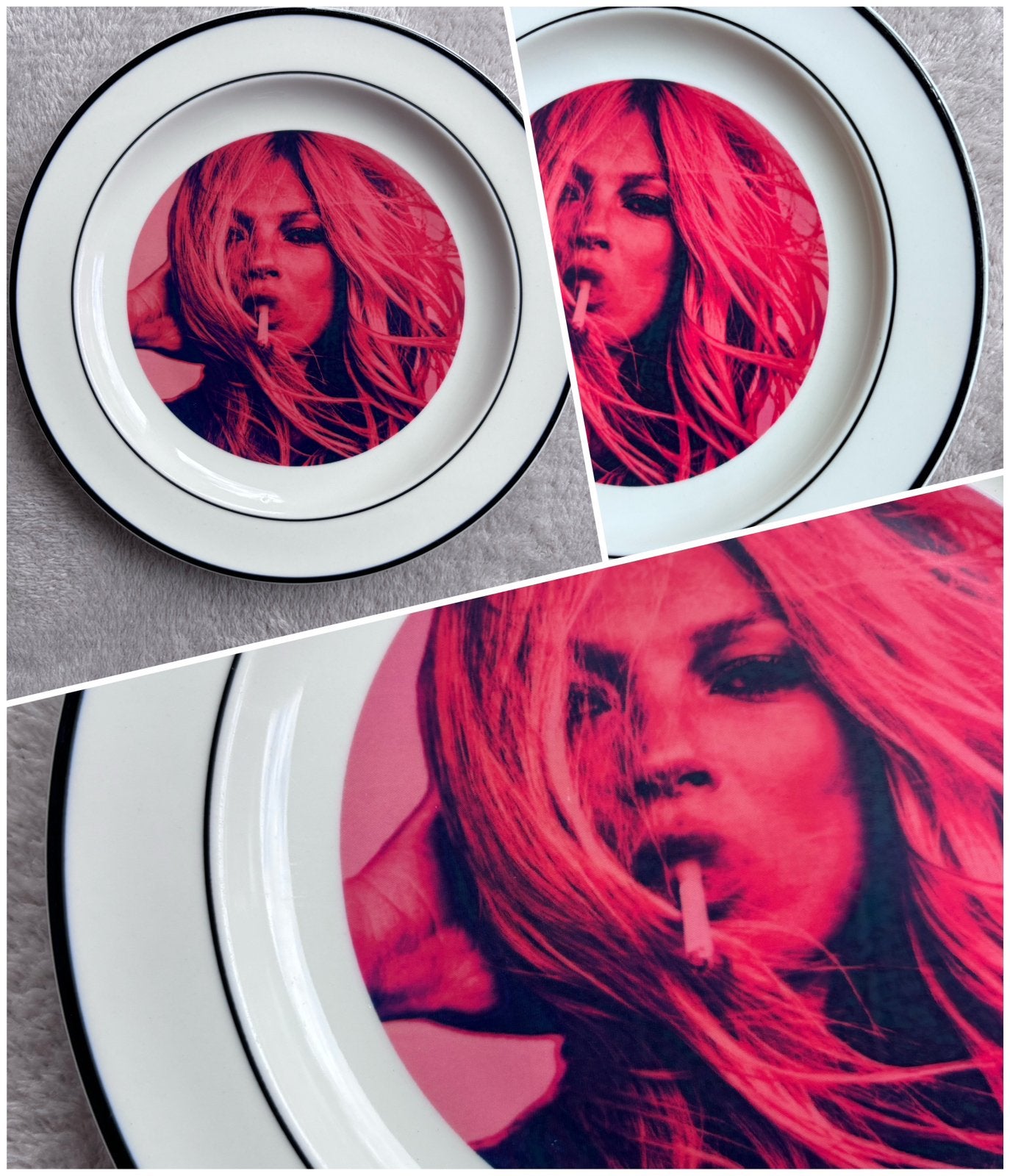 Kate Moss wandbord, Eigen ontwerp, Gebruikt, Industrieel, Verzenden