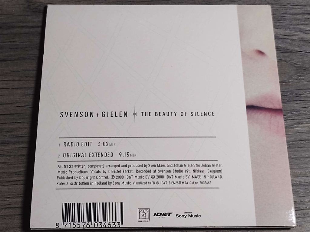 Svenson + Gielen - The Beauty Of Silence, Ophalen of Verzenden, Gebruikt, Pop