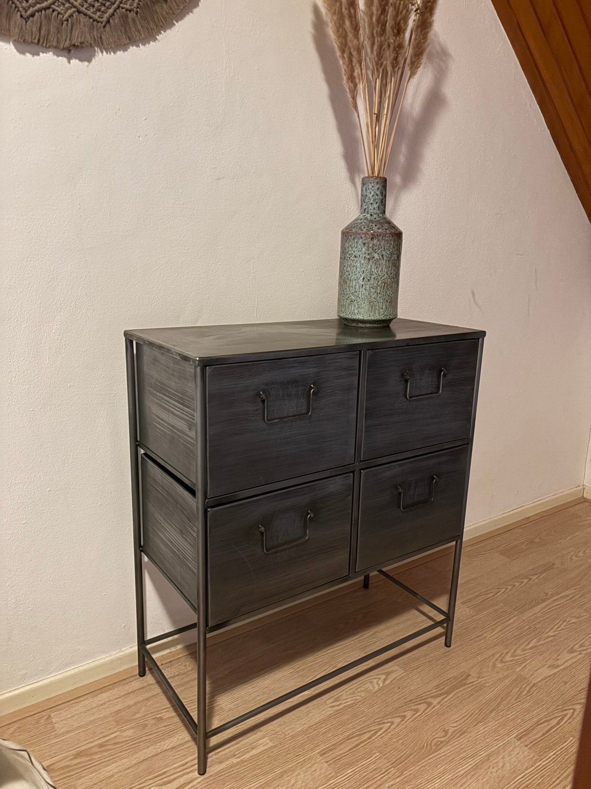 Sidetable, lade kastje, Ophalen, 50 tot 100 cm, Zo goed als nieuw, Metaal