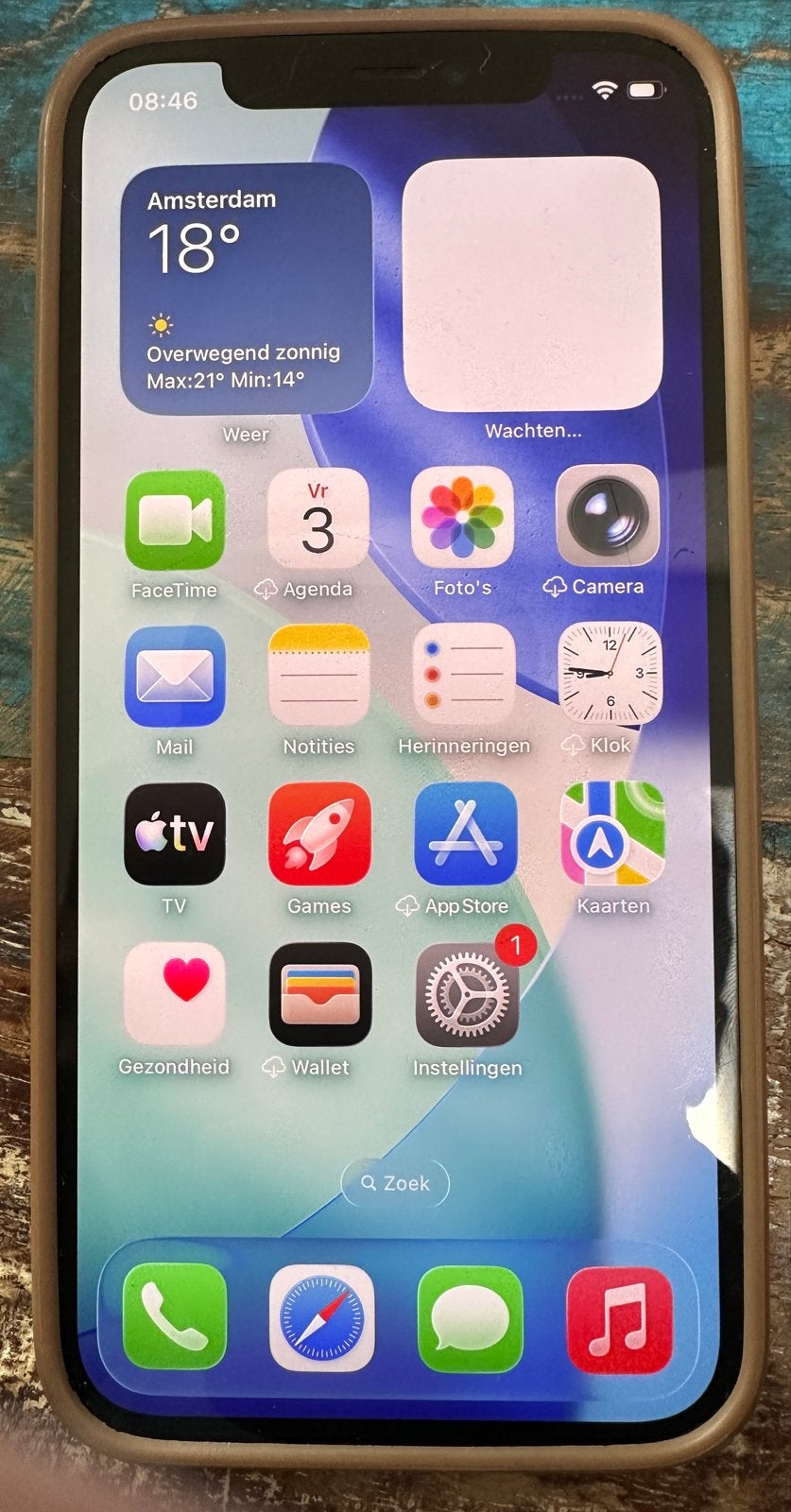 iPhone 12 Pro 128GB - Achterkant gebroken, Telecommunicatie, Mobiele telefoons | Apple iPhone, Niet werkend, 128 GB, Zonder abonnement