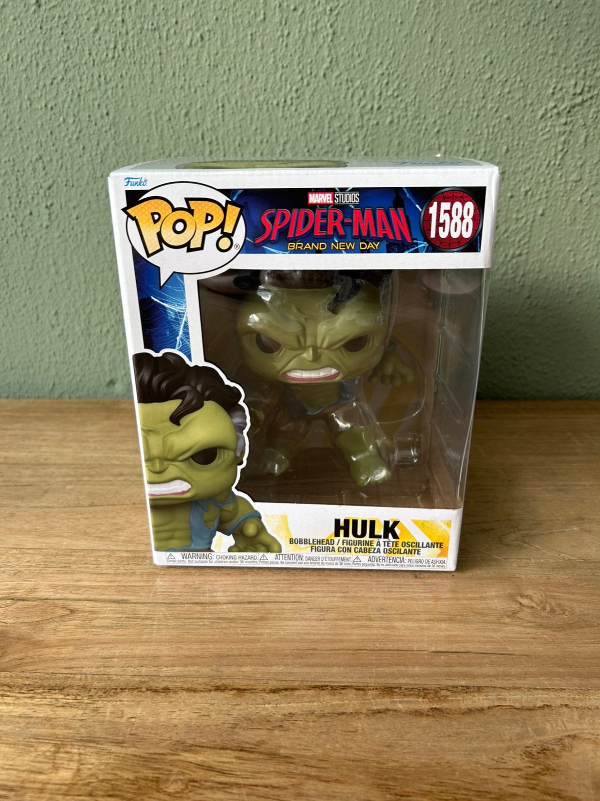 Funko Pop Marvel Hulk #1588 Spider-Man Brand New Day, Ophalen of Verzenden, Zo goed als nieuw