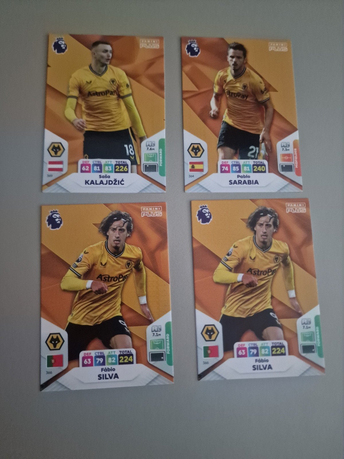 Panini Premier League Adrenalyn Plus 2024 kaarten, Ophalen, Nieuw, Buitenlandse clubs, Spelerskaart