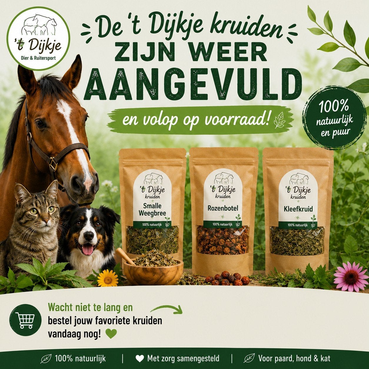 Dierenkruiden, Dieren en Toebehoren, Dierenvoeding, Ophalen of Verzenden, Knaagdier of Konijn