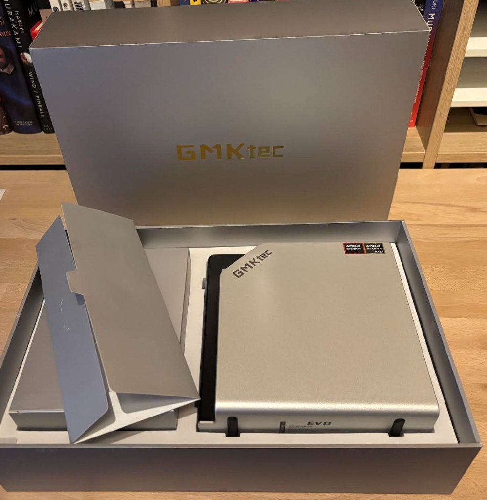 GMKtec EVO-X2 128GB / 2 TB AI Mini PC AMD Ryzen Al Max+ 395, 64 GB of meer, GMKTEC, Ophalen of Verzenden, Zo goed als nieuw