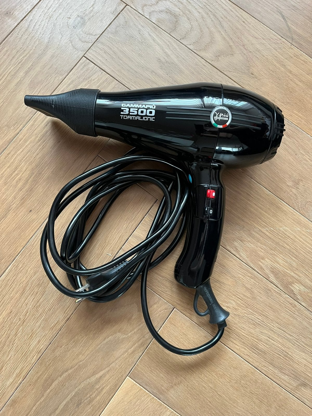 Haarföhn gammapiu 3500 tormalionic Z.G.A.N, Ophalen of Verzenden, Zo goed als nieuw, Föhn of Haardroger