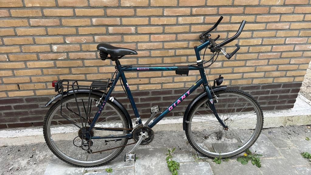 Te koop Giant fiets opknapper! Herenfiets, Ophalen, Zo goed als nieuw, Minder dan 10 versnellingen, Giant