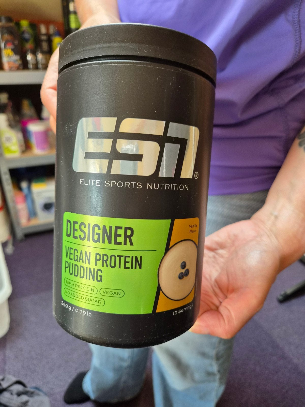 ESI Designer Vegan Proteïne Pudding Vanille Smaak, Sport en Fitness, Gezondheidsproducten en Wellness, Ophalen of Verzenden, Nieuw