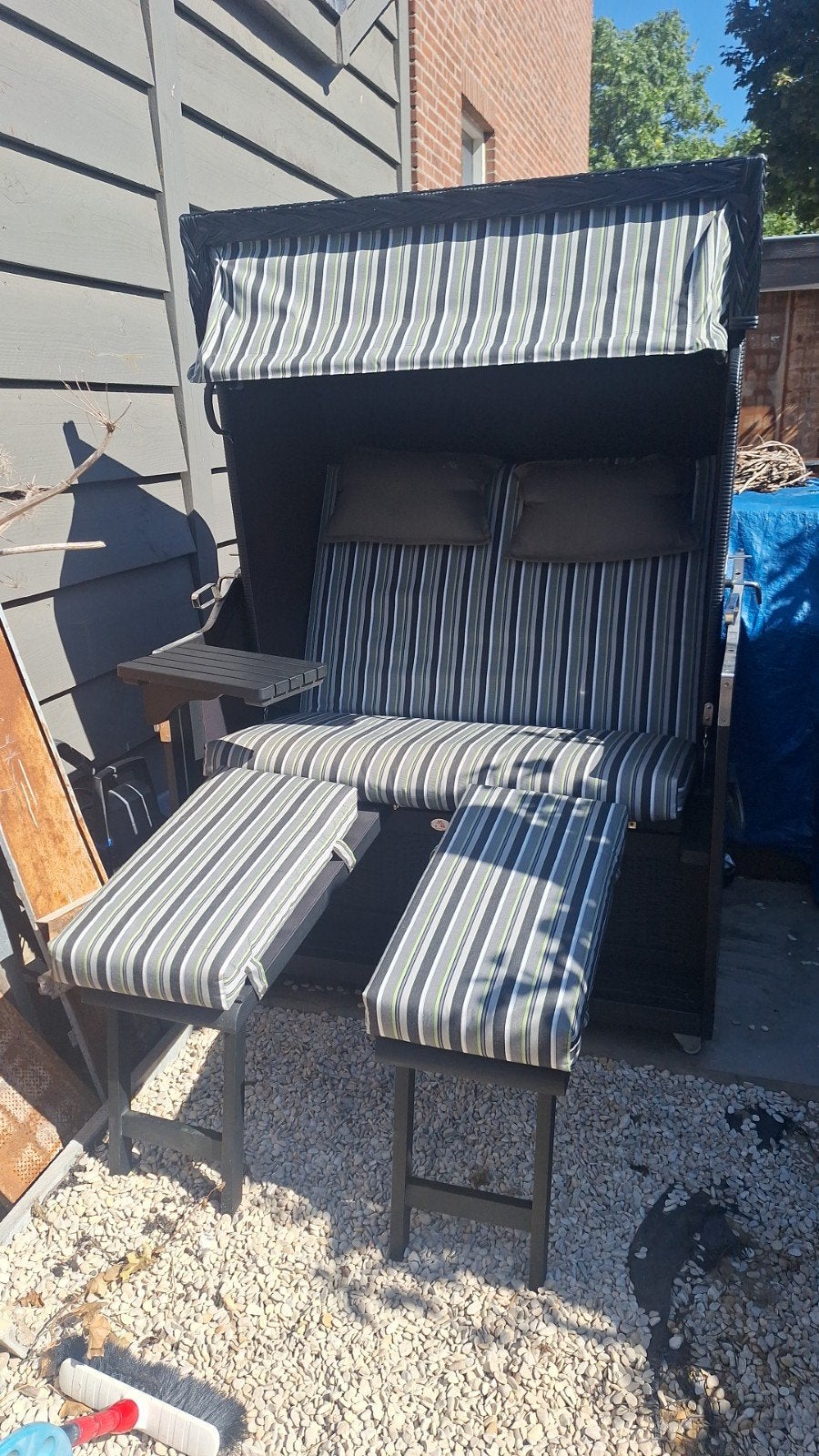 luxe strandstoel, Ophalen, Gebruikt, Kunststof