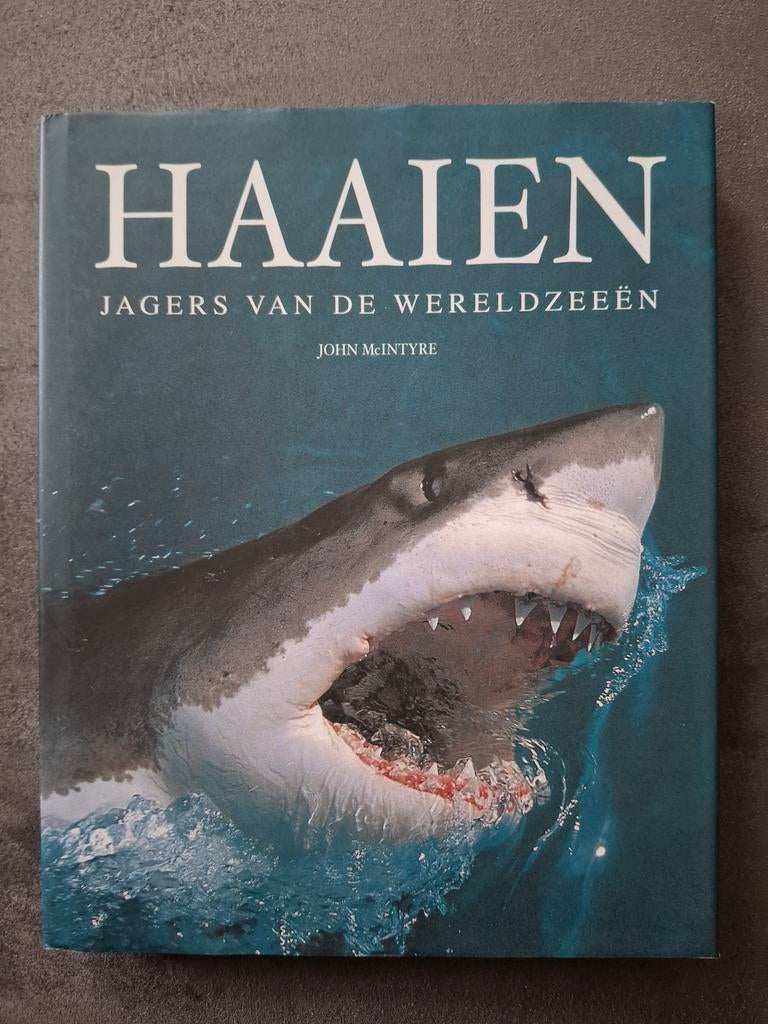 Haaien: Jagers van de Wereldzeeën - boek, Ophalen of Verzenden, Zo goed als nieuw, Natuur algemeen, John McIntyre