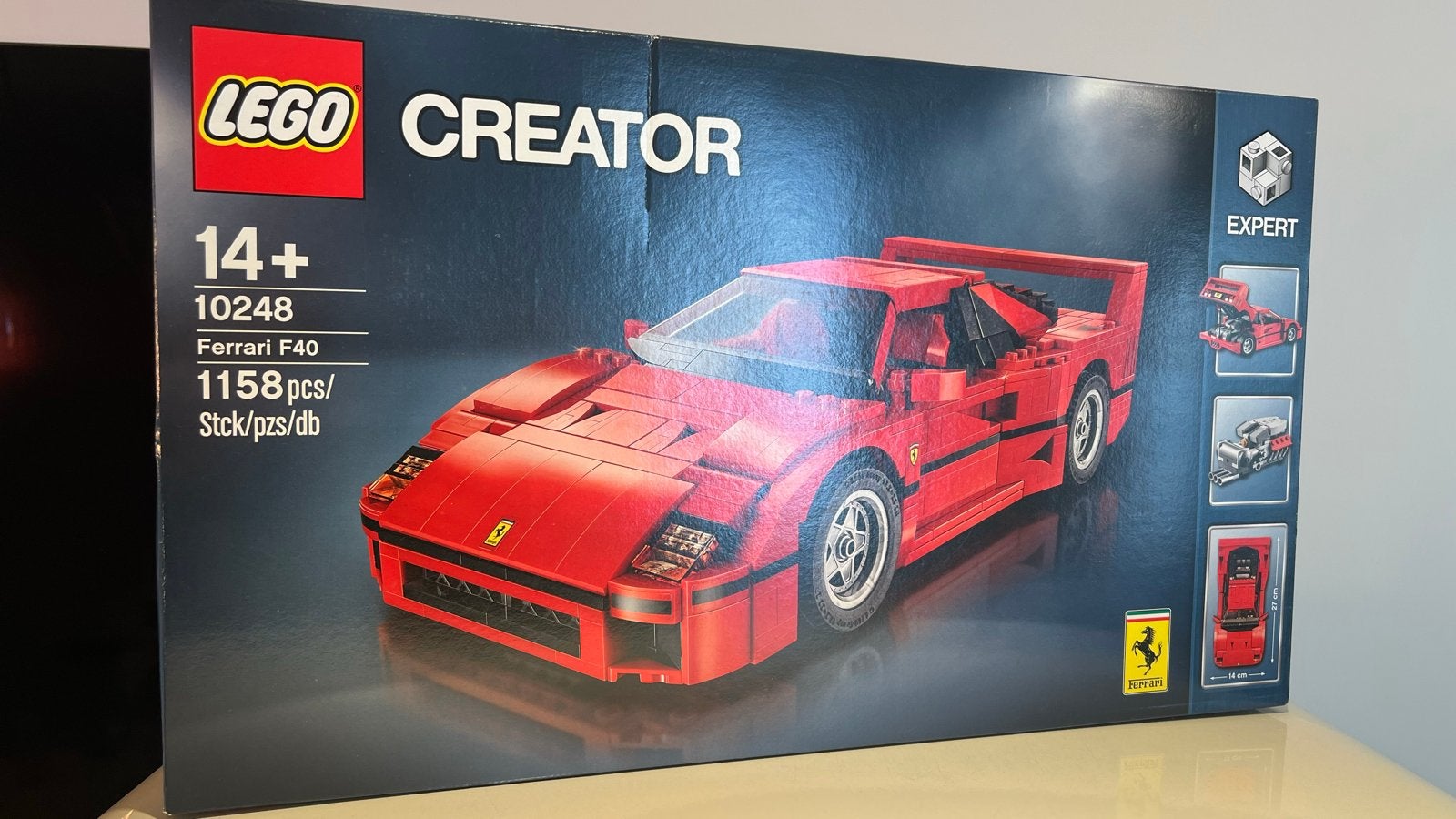 LEGO Creator Expert 10248 Ferrari F40 - Nieuw in doos, Lego, Nieuw, Ophalen of Verzenden, Ongeopend/sealed