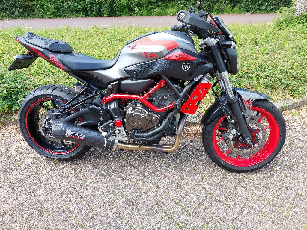 motor yamaha mt07 motocage met heel weinig km, Motoren, Motoren | Yamaha, 2 cilinders, Nieuw, Particulier, Meer dan 35 kW