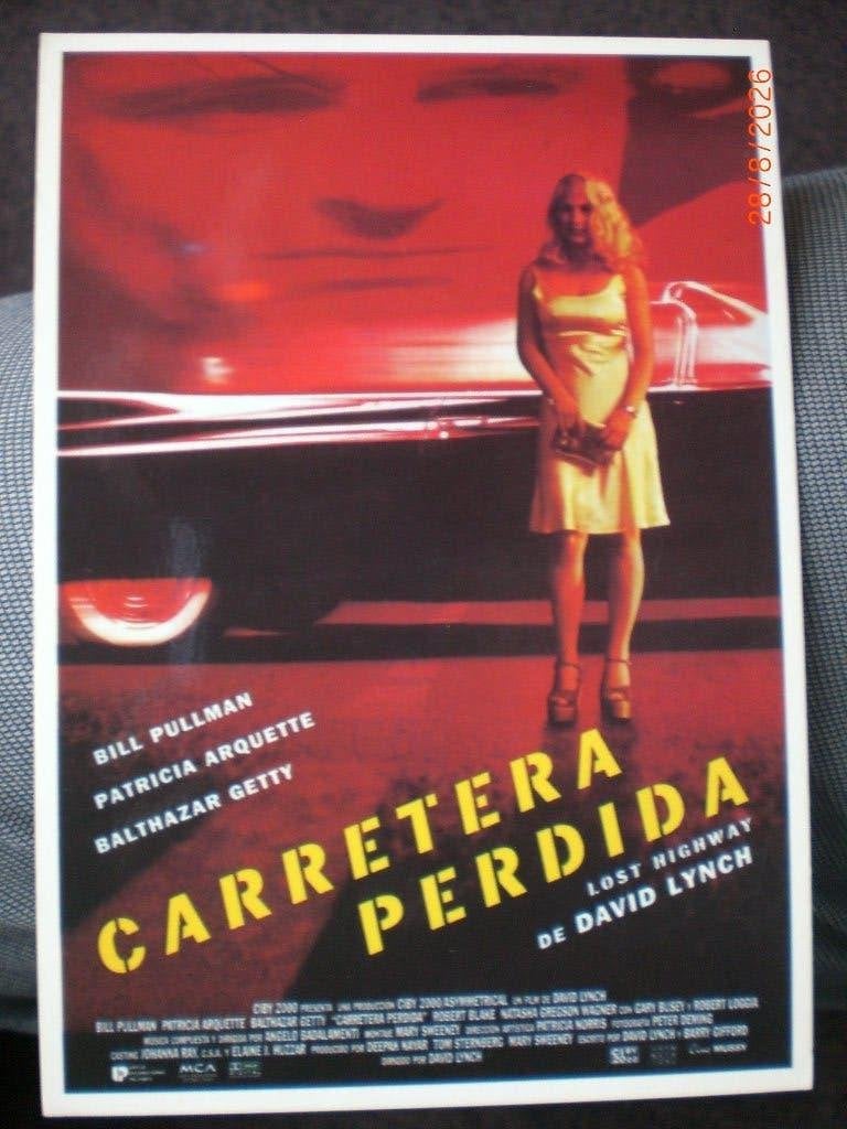 kaart Patricia Arquette Lost Highway, Ophalen of Verzenden, 1960 tot 1980, Ongelopen, Sterren en Beroemdheden