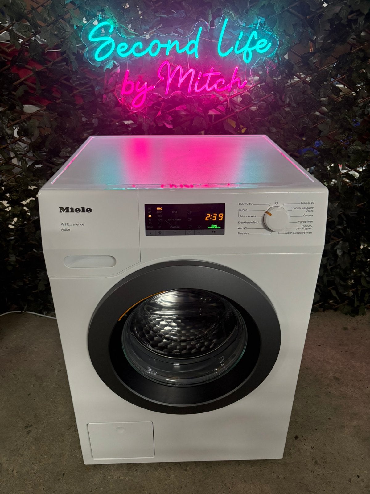 Miele W1 Excellence 8kg Wasmachine, Witgoed en Apparatuur, Wasmachines, Ophalen, 1200 tot 1600 toeren, 8 tot 10 kg, Refurbished