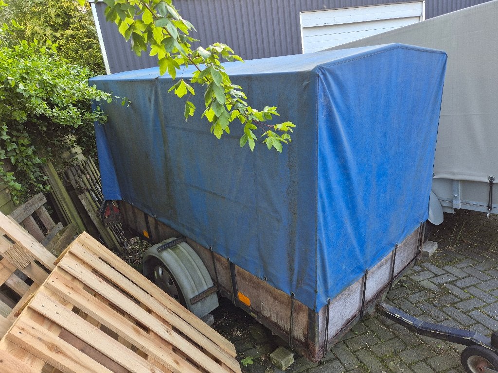 Bouwman enkelasser huif aanhanger boedelbak opknapper, Ophalen, Gebruikt, Overige typen, 80 kg of meer