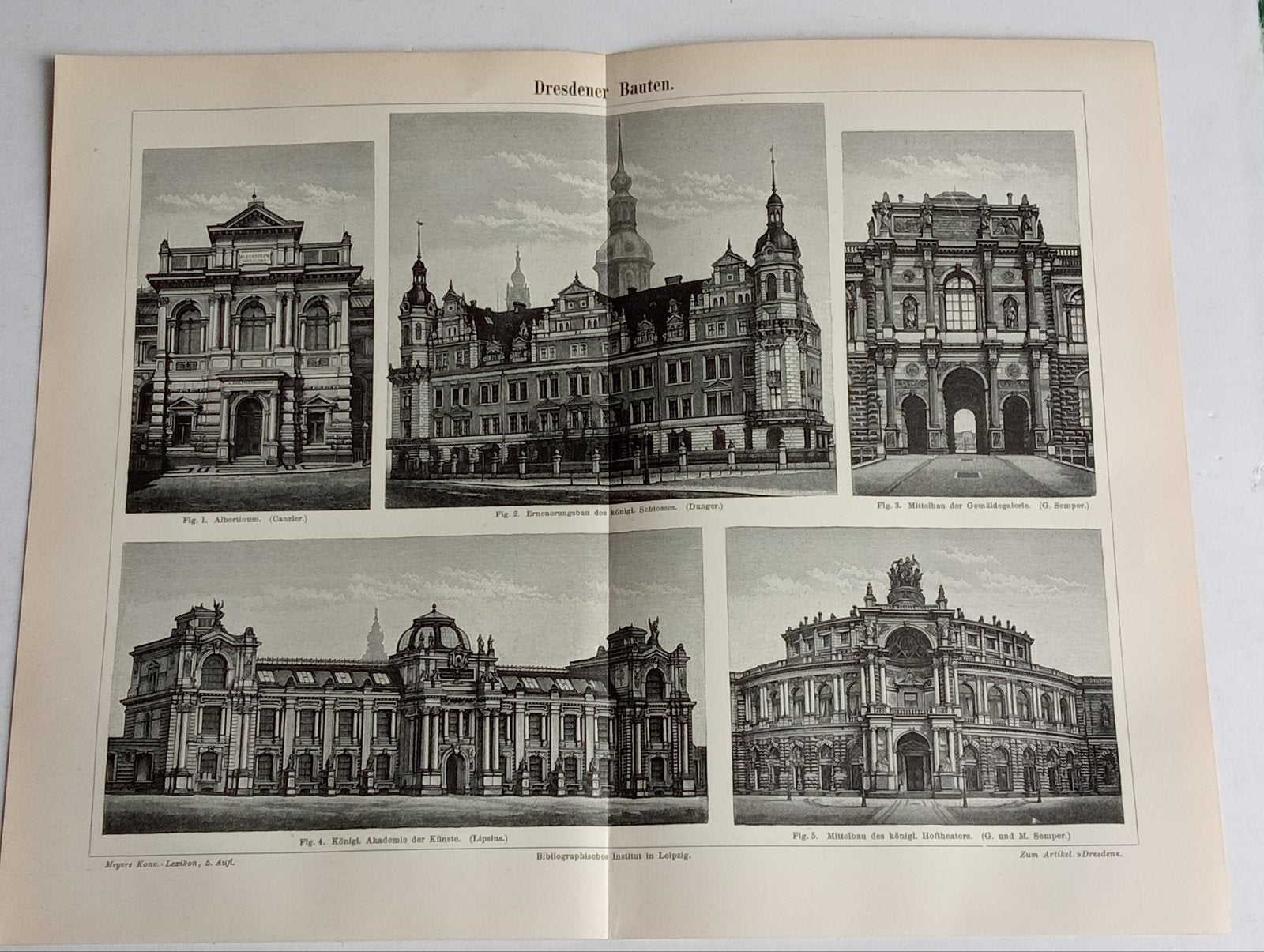 Gravure Berlijn uit 1895, Antiek en Kunst, Verzenden