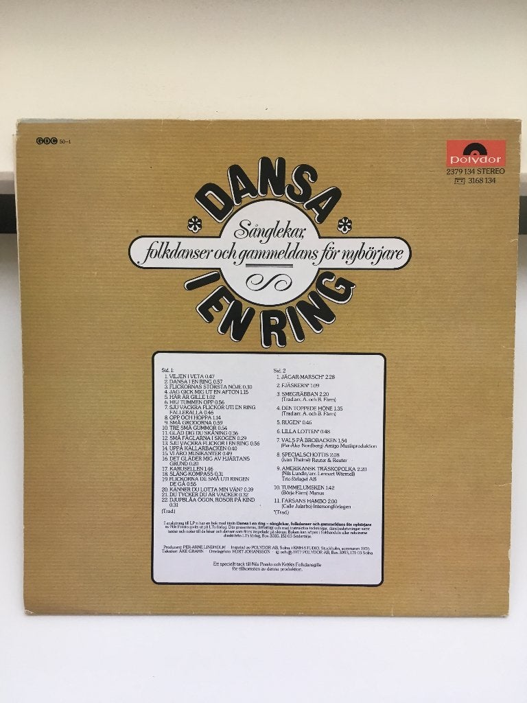 VN15 Vinyl LP Danska En Ring - Sanglekar, Folkdanser, LP, Gebruikt, Originele persing, Traditioneel en Volksmuziek