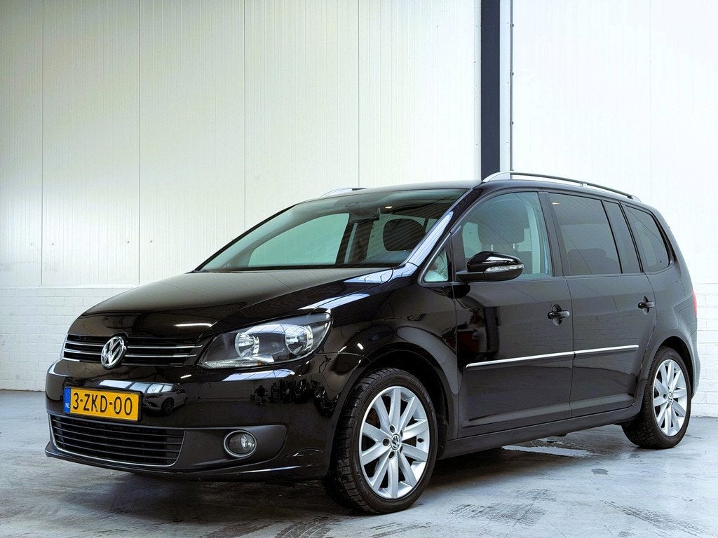 Volkswagen Touran 1.2 TSI Highline BlueMotion 7p.|Carplay|Tr, Auto's, Volkswagen, Voorwielaandrijving, Euro 5, Gebruikt, Zwart