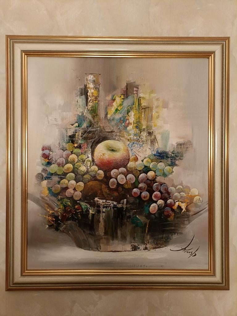 Prachtig stilleven met fruit van Anoush, Antiek en Kunst, Ophalen