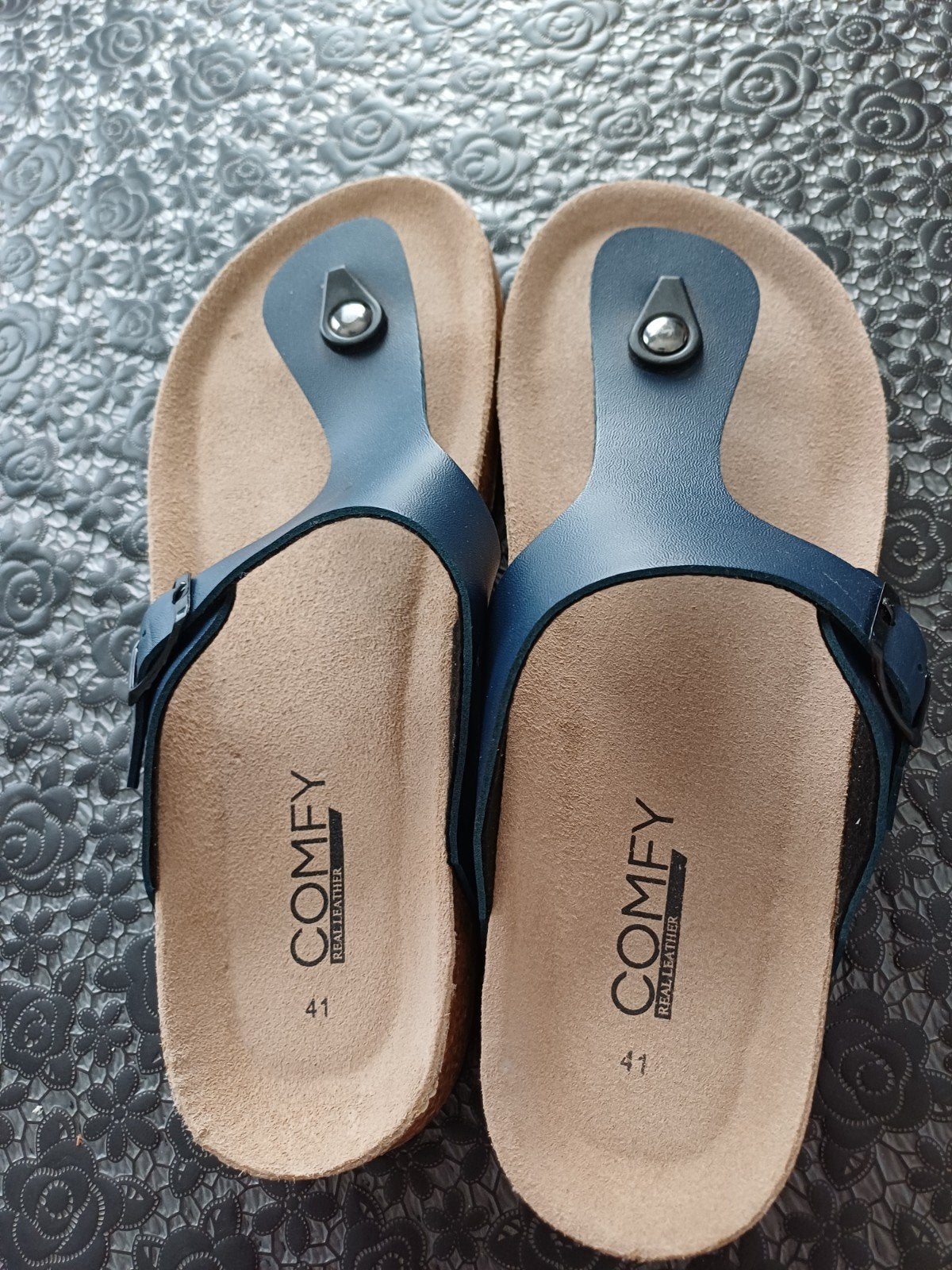 Nieuwe  Slippers Maat 41, Kleding | Dames, Schoenen, Slippers, Blauw, Ophalen of Verzenden, Zo goed als nieuw