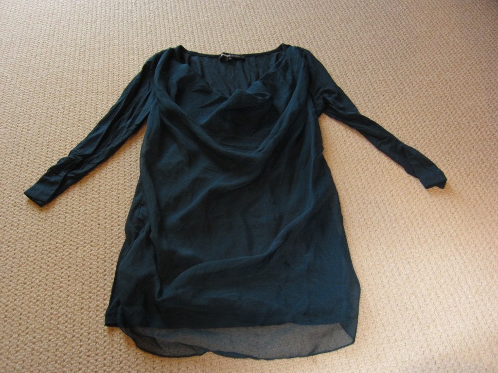 donkergroene top van eksept by shoeby, maat xs, Kleding | Dames, Ophalen of Verzenden, Zo goed als nieuw, Korte mouw, Eksept