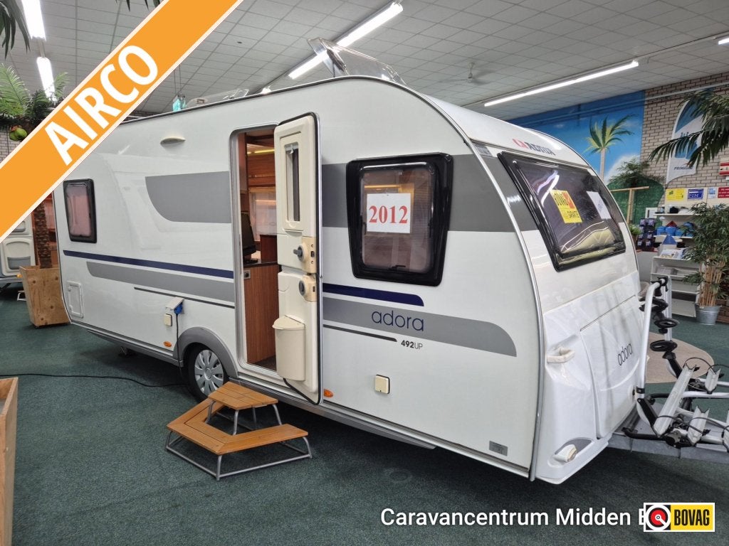 Adria Adora 492 UP AIRCO-MOVER-VOORTENT, Rondzit, Bedrijf, Schokbreker, Tot en met 4