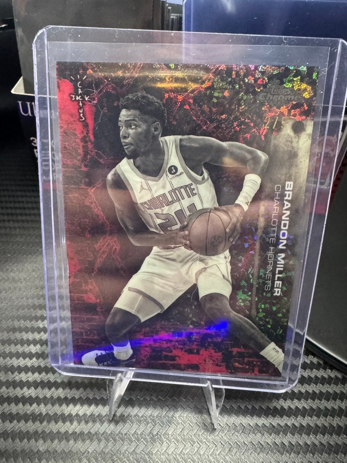 Brandon Miller 2025-26 Topps Chrome Jack Red Diamond– 2/5, Ophalen of Verzenden, Zo goed als nieuw, Plaatje