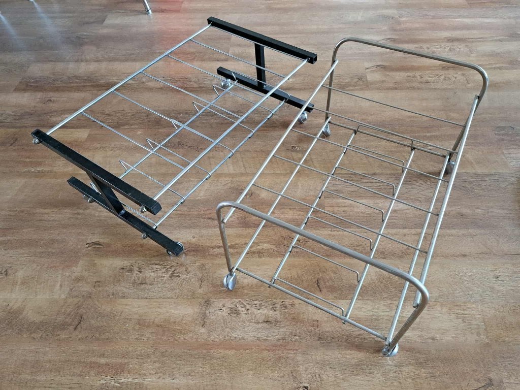 Lp kast, vinyl platenkast, platenstandaard, platen rolwagen, Ophalen, Audio en Video
