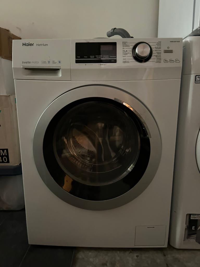 Haier wasmachine, Ophalen, 1200 tot 1600 toeren, Gebruikt, 8 tot 10 kg