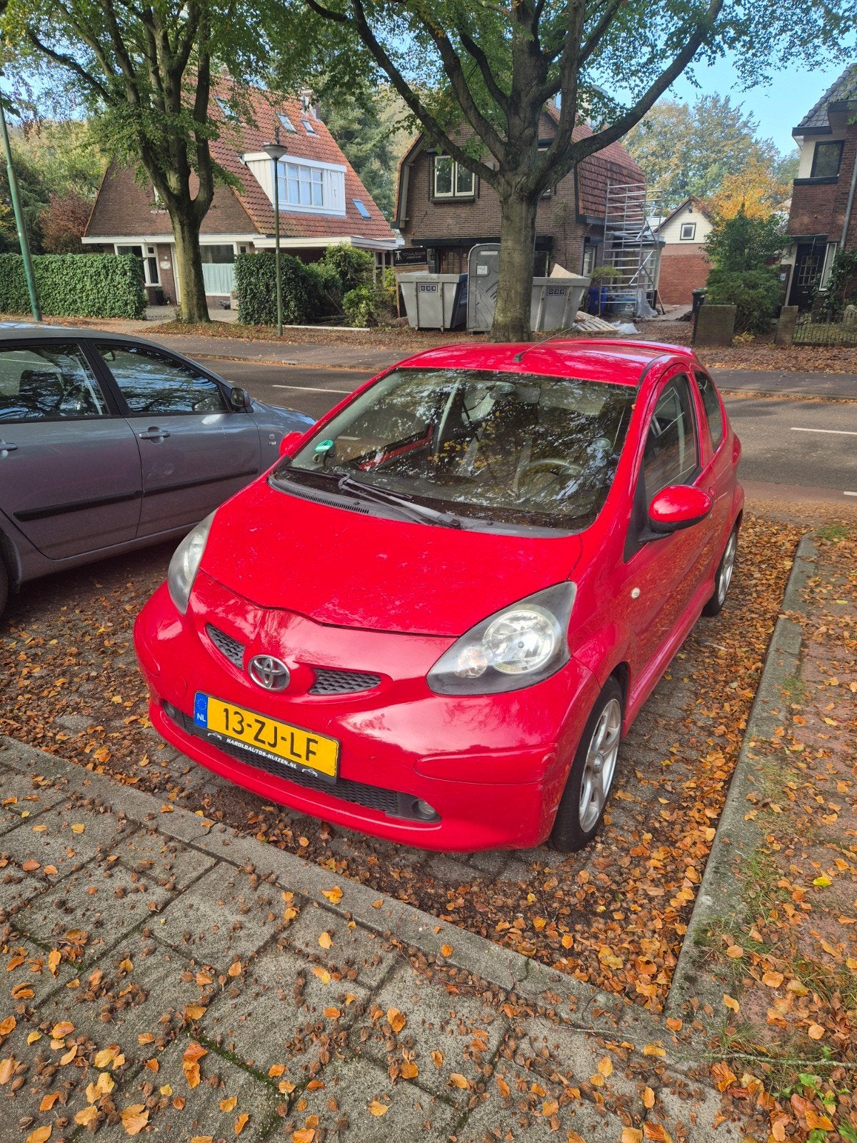 Toyota Aygo 1.0 2008 Rood Geen APK, Voorwielaandrijving, 4 stoelen, 68 pk, Origineel Nederlands