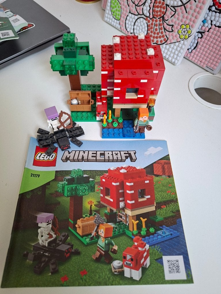 Lego minecraft 21179 paddestoelen huis, Minecraft, Lego, Inclusief instructies, Ophalen of Verzenden