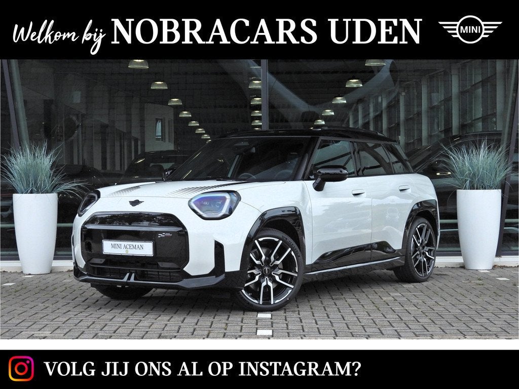 MINI Aceman SE / John Cooper Works / Pakket M / 19" JCW Lap, Auto's, Mini, Zwart, Wit, Aceman, Nieuw