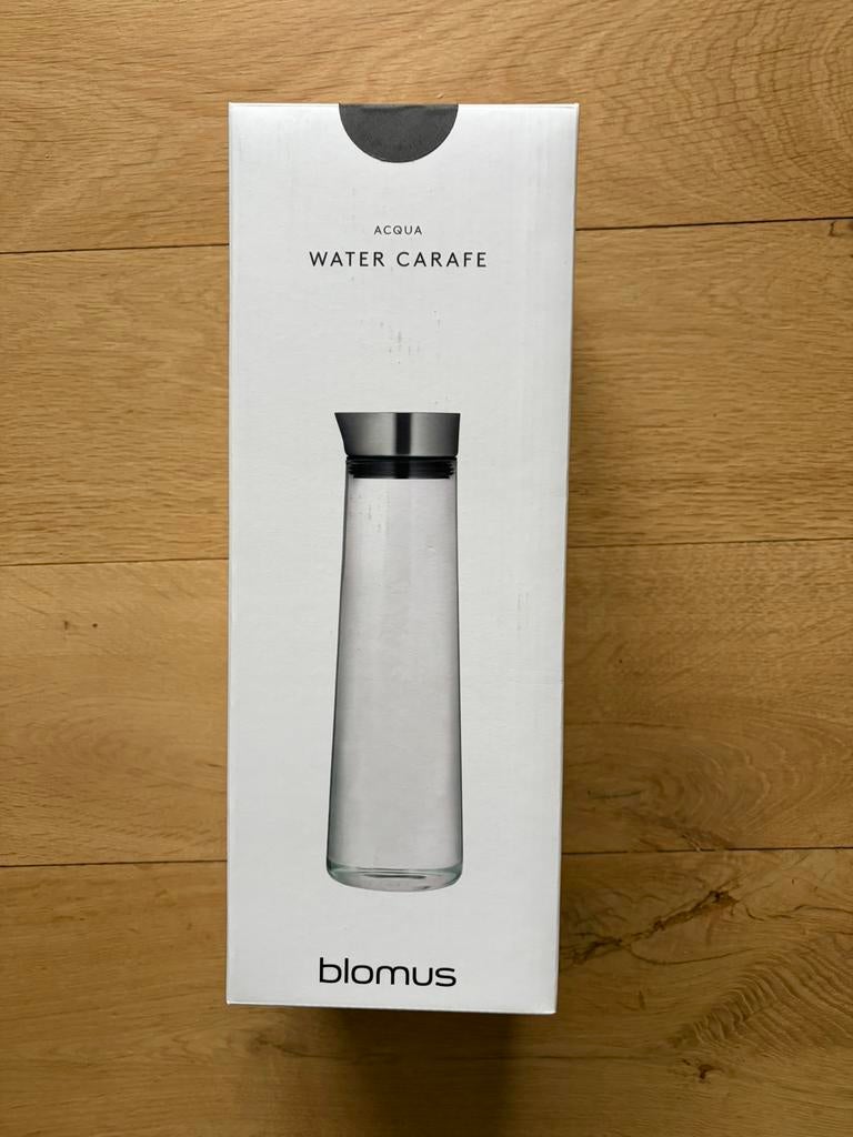 Blomus waterkaraf - 1,5 liter - nieuw!, Overige typen, Ophalen of Verzenden, Nieuw, Glas