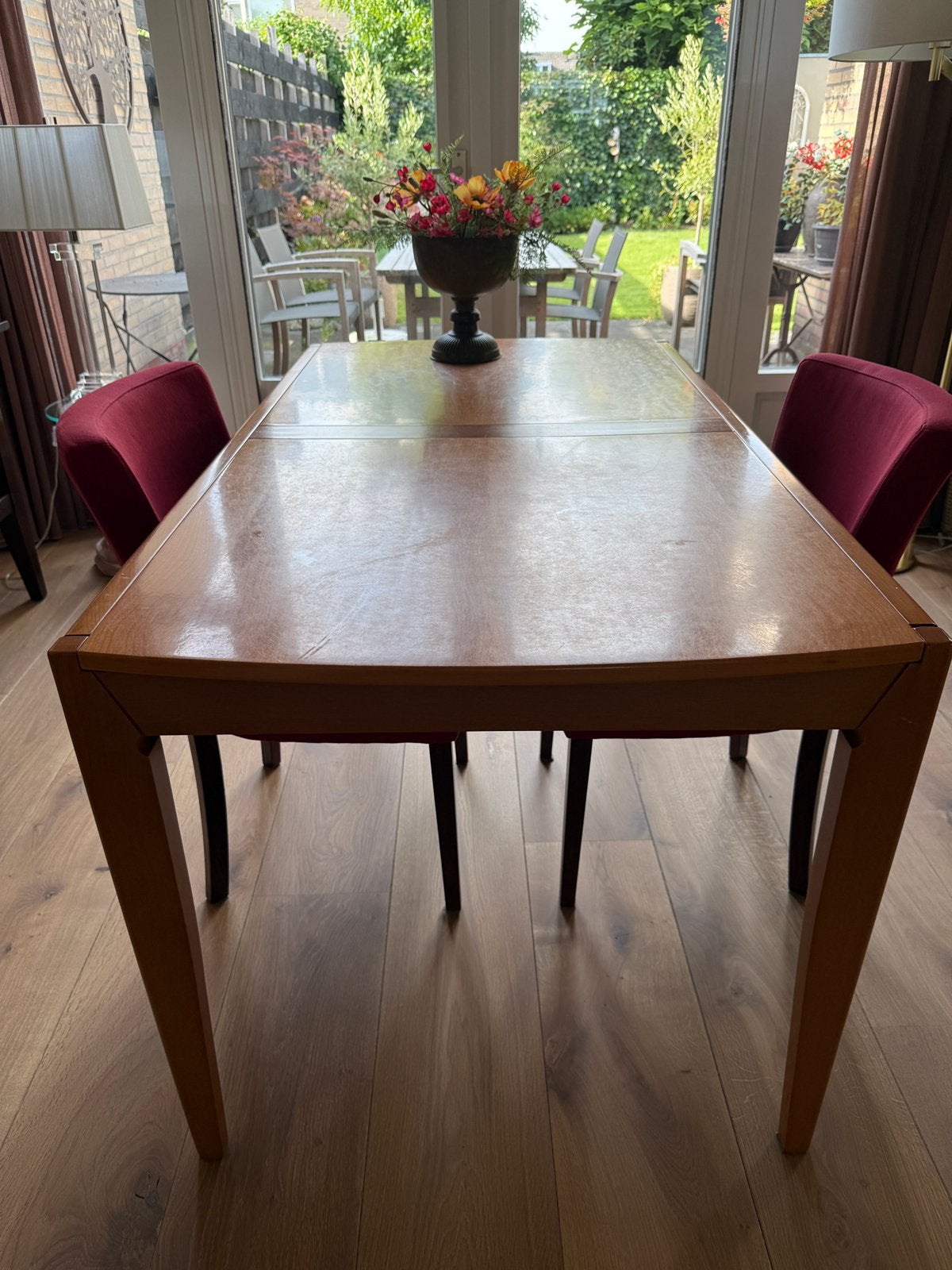 Calligaris Italiaans design eettafel, Ophalen, Gebruikt, 200 cm of meer, 50 tot 100 cm