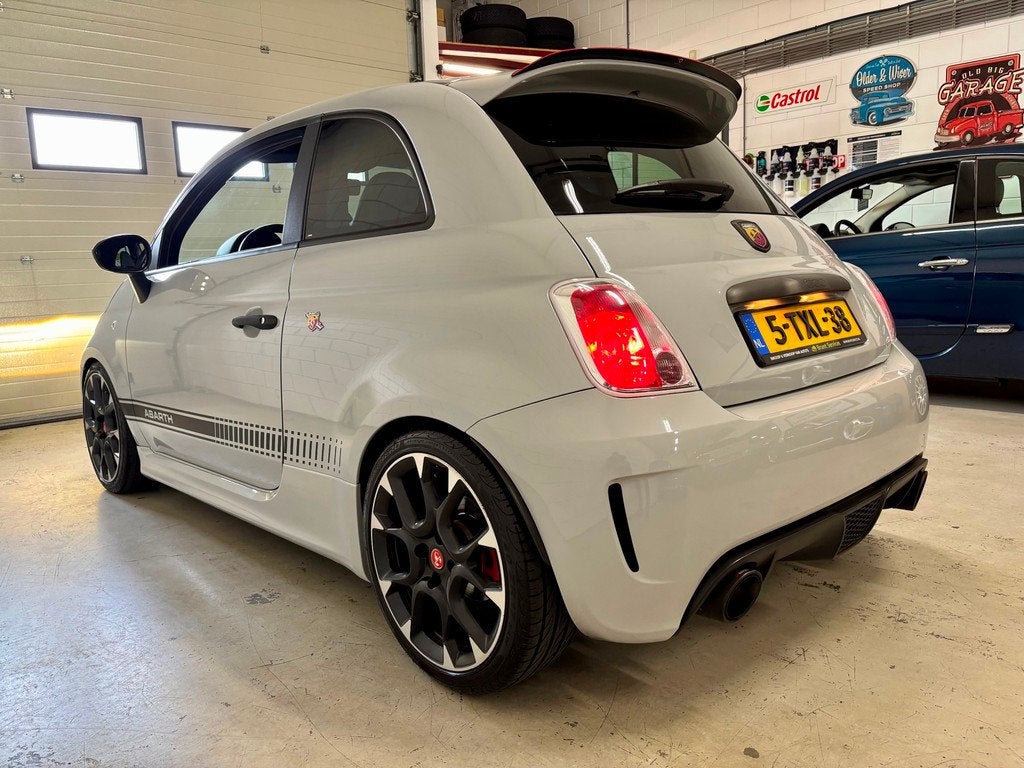 Fiat 500 1.4T-16V Abarth Bj.12|AKRA|175Pk|Schaalstoelen|Xeno, Auto's, Fiat, Voorwielaandrijving, Euro 5, Zwart, 4 cilinders