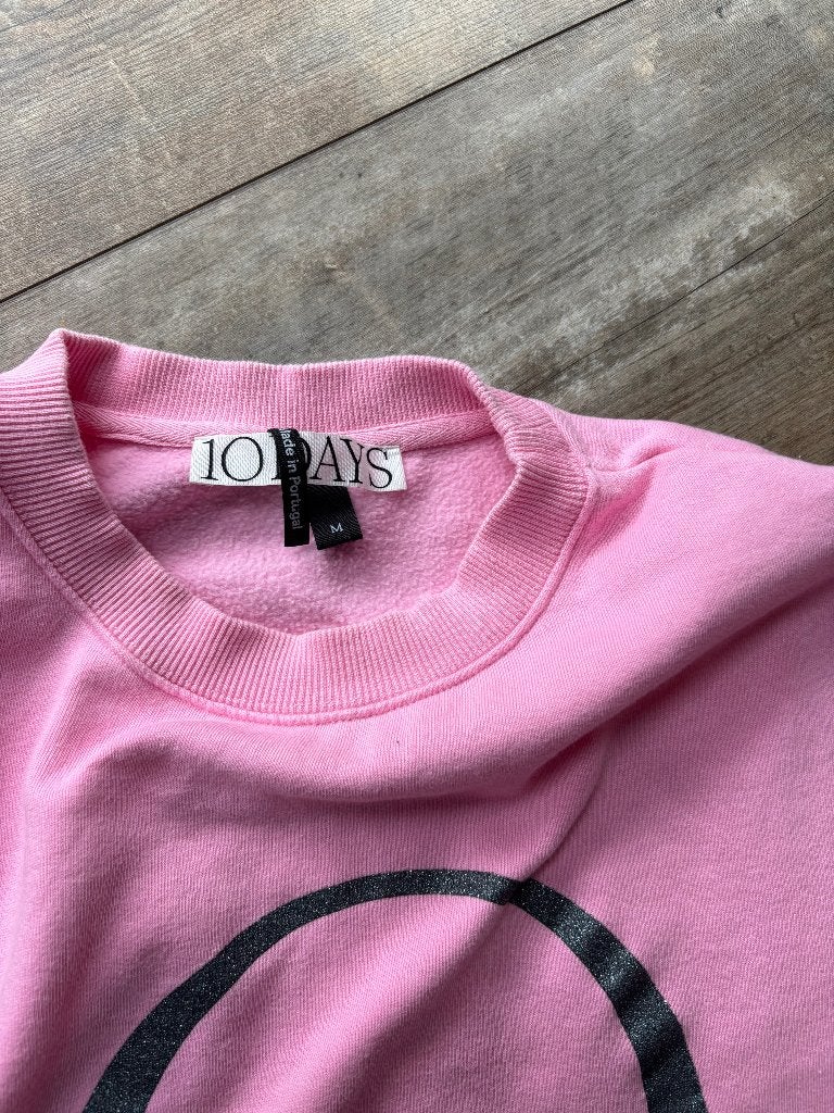 10Days Roze Sweatshirt (M), Kleding | Dames, Truien en Vesten, Maat 38/40 (M), 10days, Ophalen of Verzenden, Roze