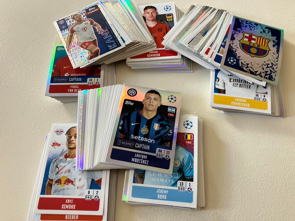 Topps Champions League 2024/2025, Verzamelen, Sportartikelen en Voetbal, Ophalen of Verzenden, Zo goed als nieuw, Buitenlandse clubs