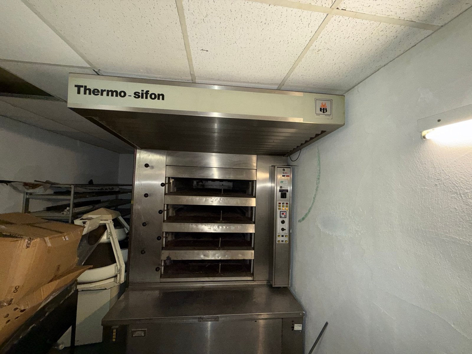 Complete Bakkerij Inventaris - Oven en Vitrine, Ophalen of Verzenden, Gebruikt, Bakkerij en Slagerij