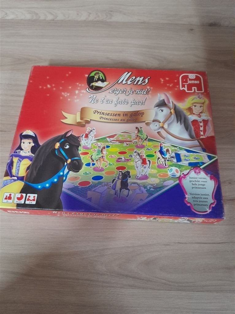 mens erger je niet - prinsessen in galop - s4560, Verzenden, Zo goed als nieuw