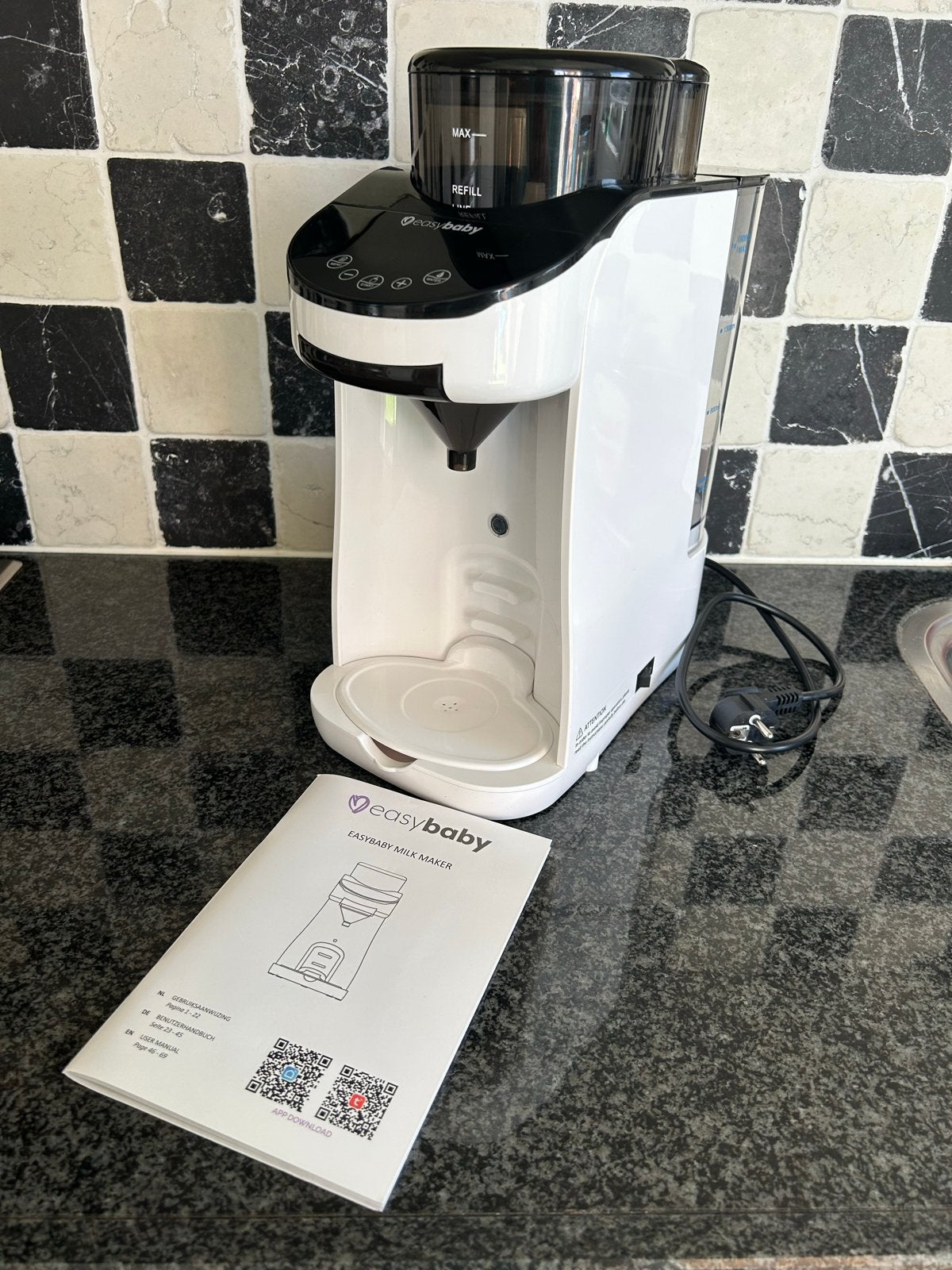 Easybaby Milk Maker - Flessenmaker, Kinderen en Baby's, Babyvoeding en Toebehoren, Zo goed als nieuw, Flessenmaker, Easybaby, Ophalen