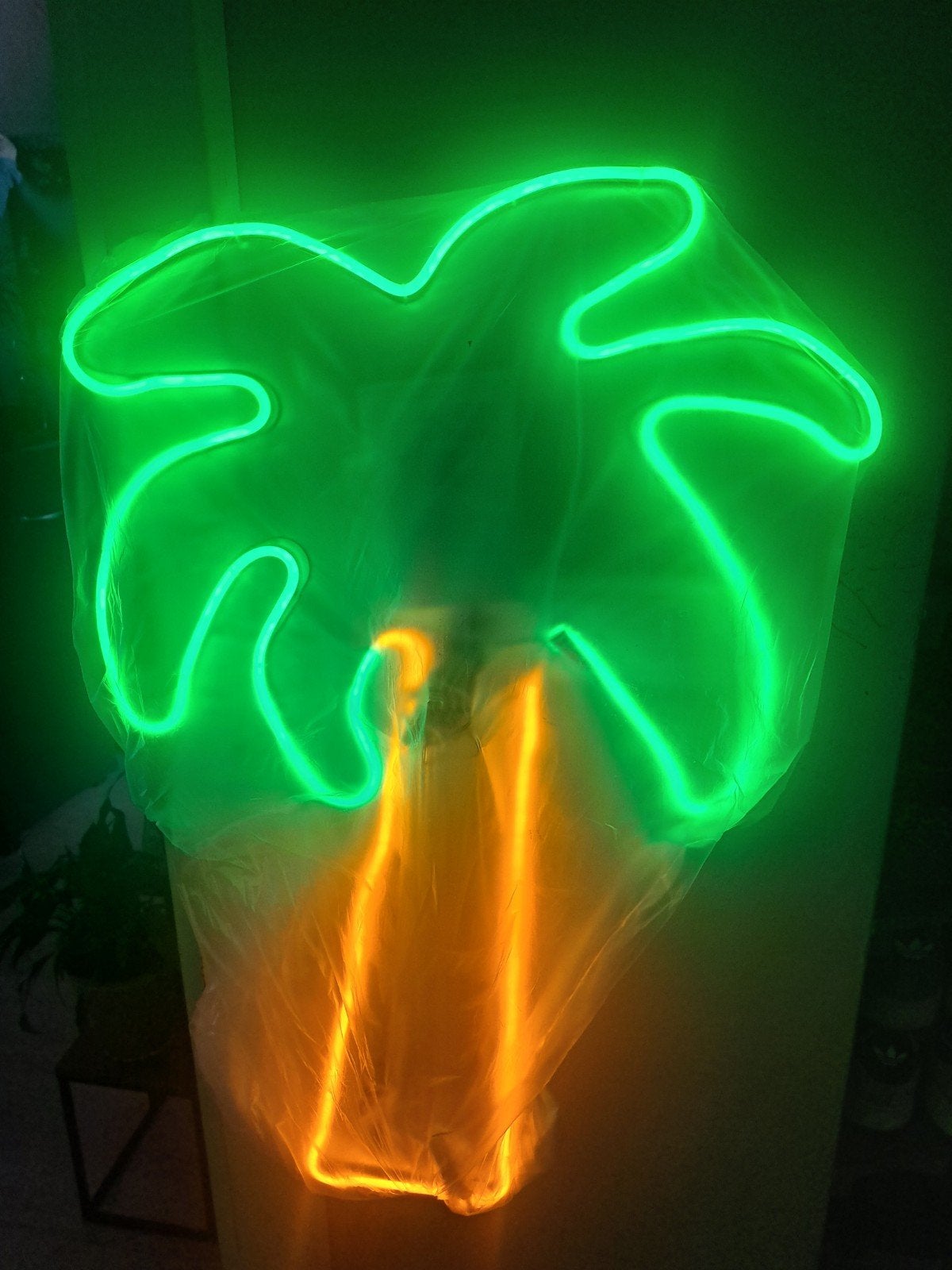 2D LED Neon Palmboom Wanddecoratie, Ophalen of Verzenden, Nieuw