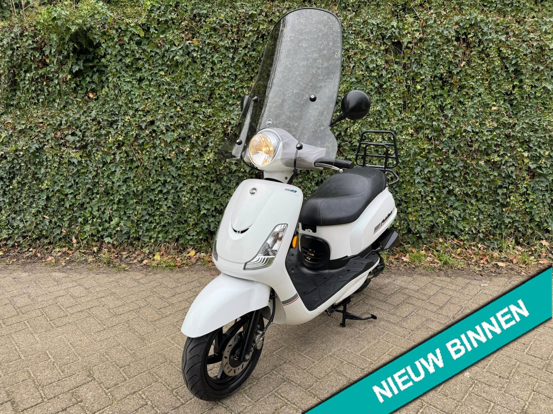 SYM Fiddle 2 EURO5 Windscherm SMOKE BETAAL met in3, Gebruikt, Fam.vandesande@home.nl, 49 cc, S