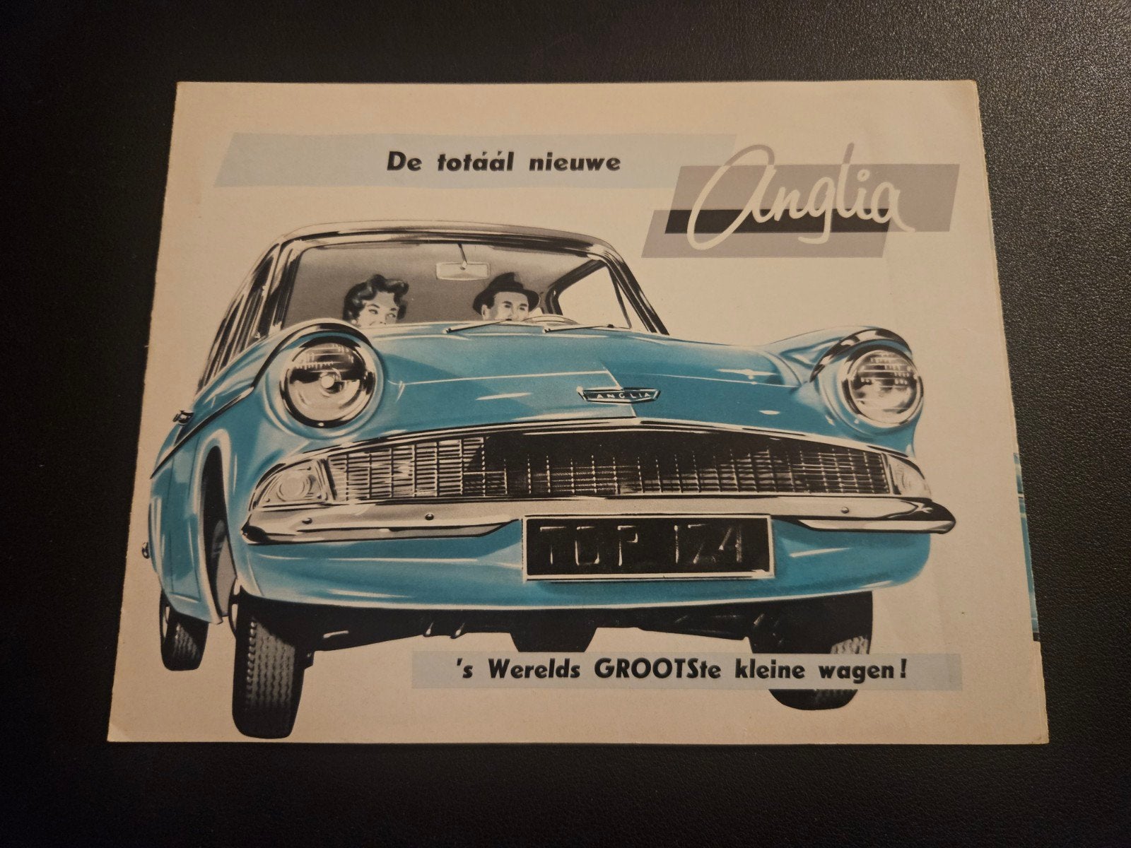 Brochure Ford Anglia 1960, Ophalen of Verzenden, Zo goed als nieuw, Ford