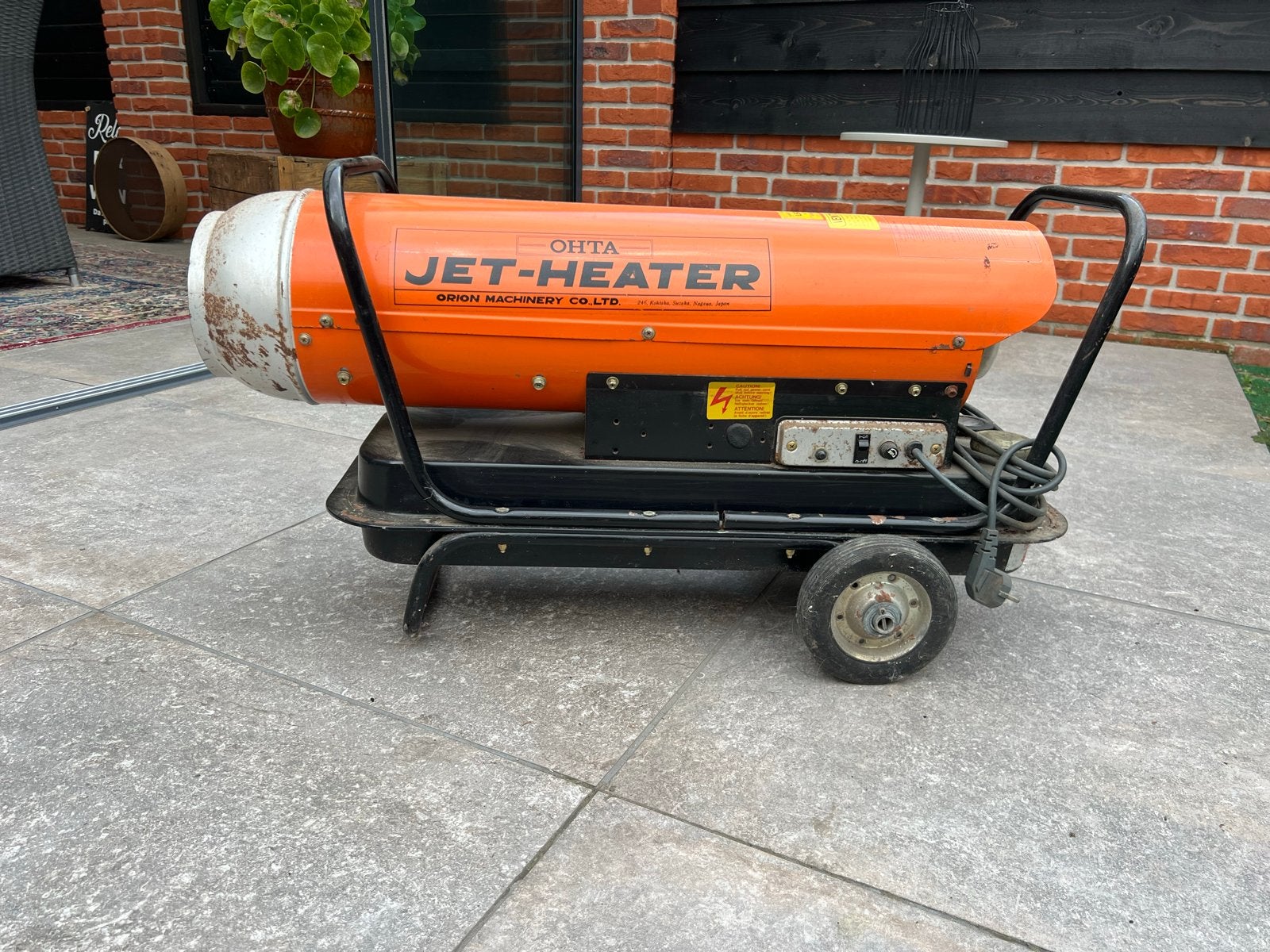Ohta Jet-Heater HP-3H-B - Warmtekanon (defect), Ophalen of Verzenden, Gebruikt, 800 watt of meer, Overige typen